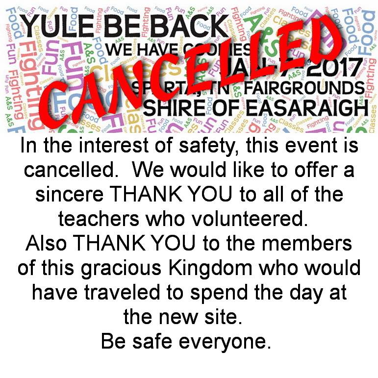 Yule Be Back Cancelled